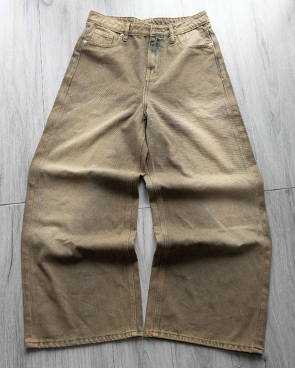 B4GGY JEANS Unisex Wide-Leg Jeans Wash M10