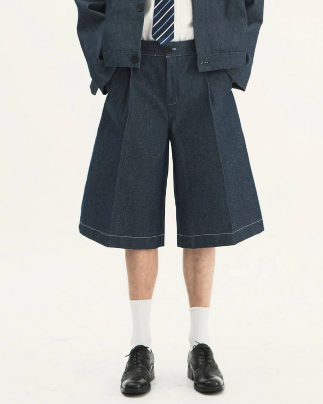 Men's Baggy Denim Shorts SM1