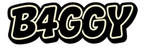 Neon sign with the word 'B4GGY' in a stylized font.